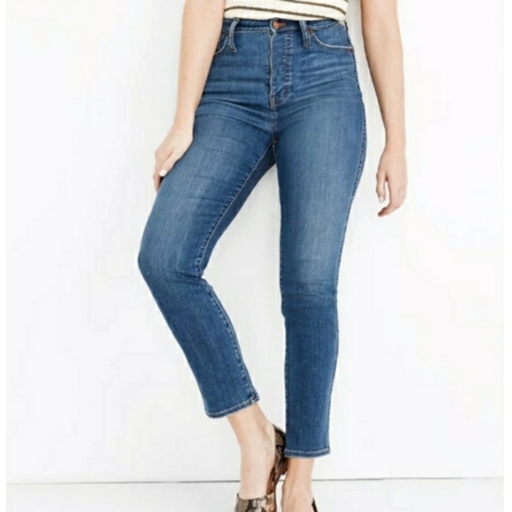 Madewell Curvy High Waisted Stovepipe Jeans